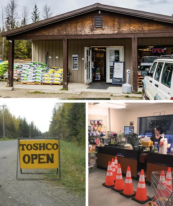 During the health crisis, Toshco has remained in operation by utilizing cones for social distancing 